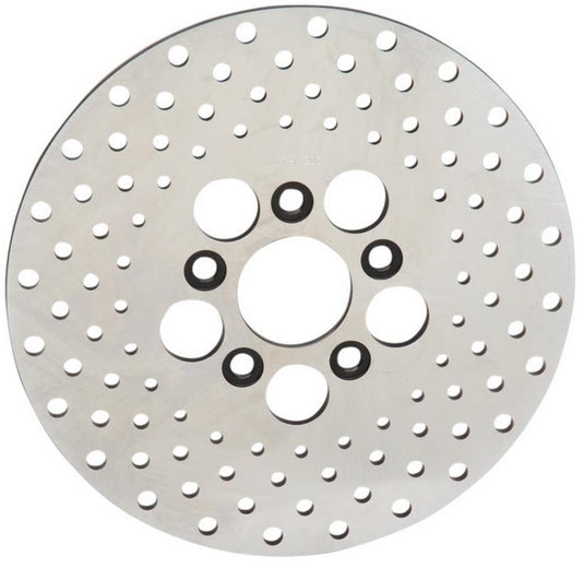 Drag Specialties 1710-1909 Stainless Steel Drilled Brake Rotor