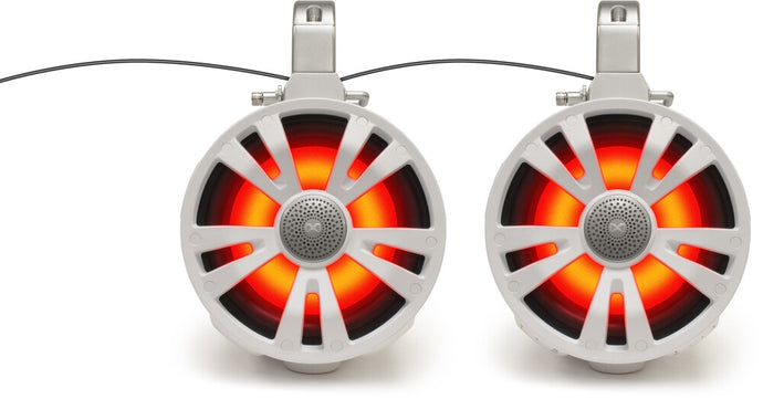 Ecoxgear SEI-ETAMP7708 2-Pack Tower Speakers 2 - 8in. - White