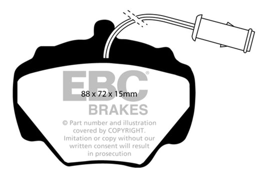 Ebc DP6663 EBC Greenstuff Brake Pad Sets
