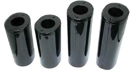 Harddrive 301167 Fork Slider Cover - +2in. Black
