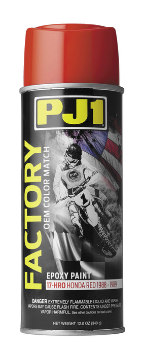Pj1 Chemicals 17-HRO PJ1 Spray Paint - 12oz. Aerosol - Honda Red 88-89