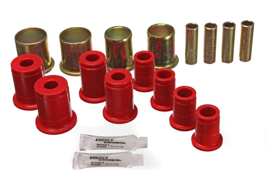 Energy Suspension 3.3119R ES Cntrl Arm Bushings - Red