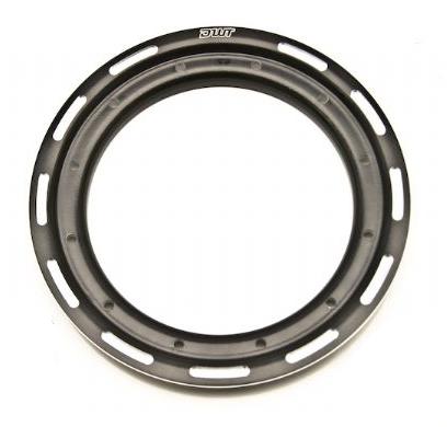 Douglas Wheel Tire 908-28MBLK Beadlock Rings .190 - 8in. - Black Powder Coat