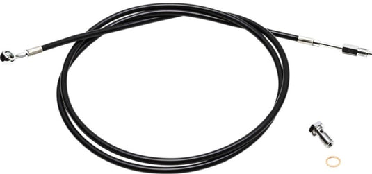 La Choppers LA-8049C13B Hydraulic Clutch Line - Black Vinyl
