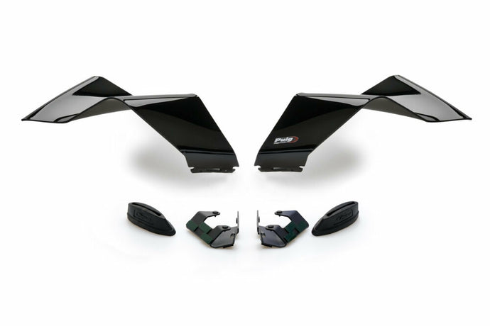 Puig 20523N Front Gp Spoiler - Black