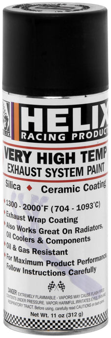 Helix Racing Products 165-1150 High-Temperature Exhaust Paint - Satin Clear