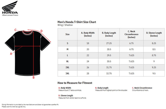 Honda Collection Honda Heritage Goldwing T-Shirt (Small, Tan)