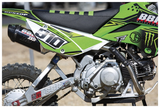 Bbr Motorsports 716-KLX-1152 Tall Seat - Black/Green