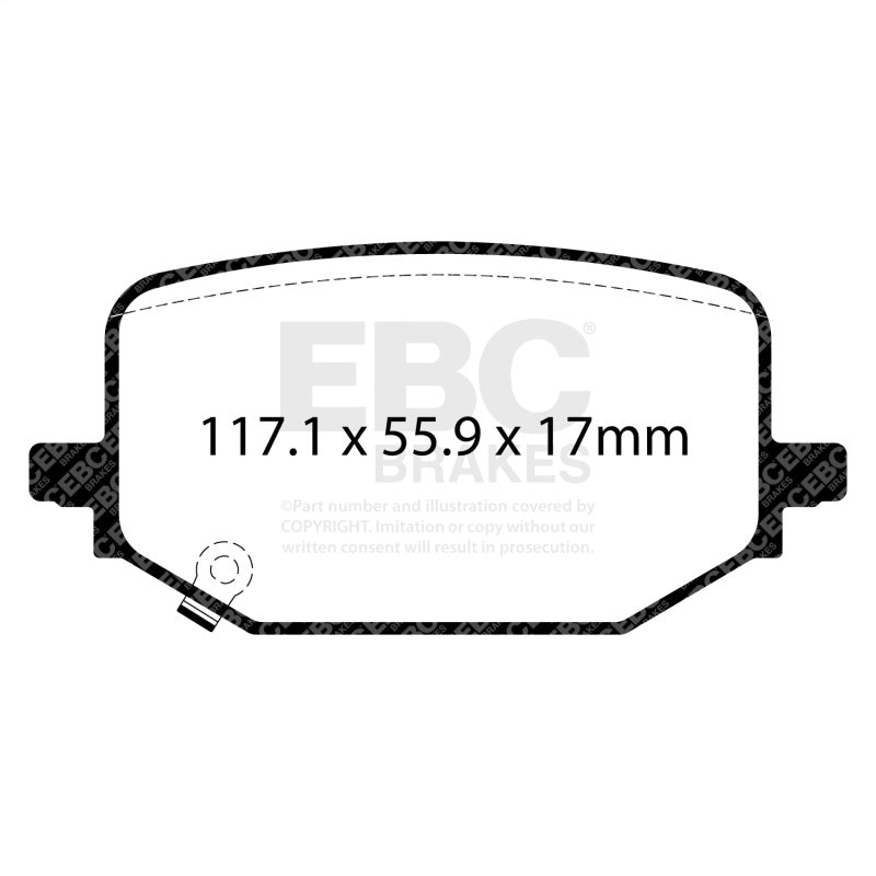 Load image into Gallery viewer, Ebc DP53120NDX EBC Bluestuff Brake Pad Sets

