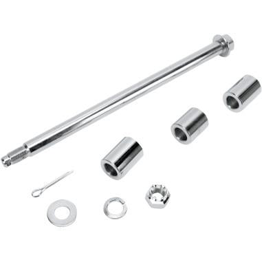 Drag Specialties 0214-0047 Chrome Axle Kit - Rear