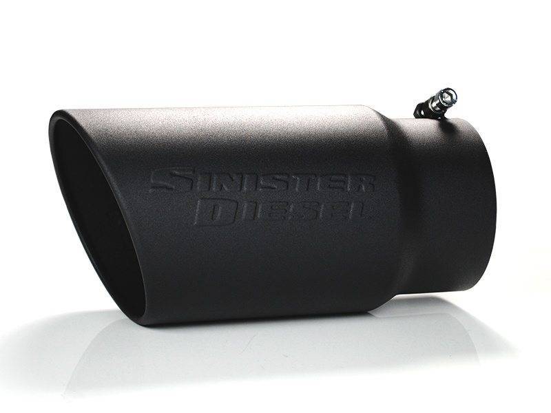 Load image into Gallery viewer, Sinister Diesel SD-5-6-BLK SIN Exhaust Tips
