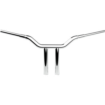 La Choppers LA-7343-12 One-Piece Kage Fighter Handlebar - 12in. Rise -  Chrome