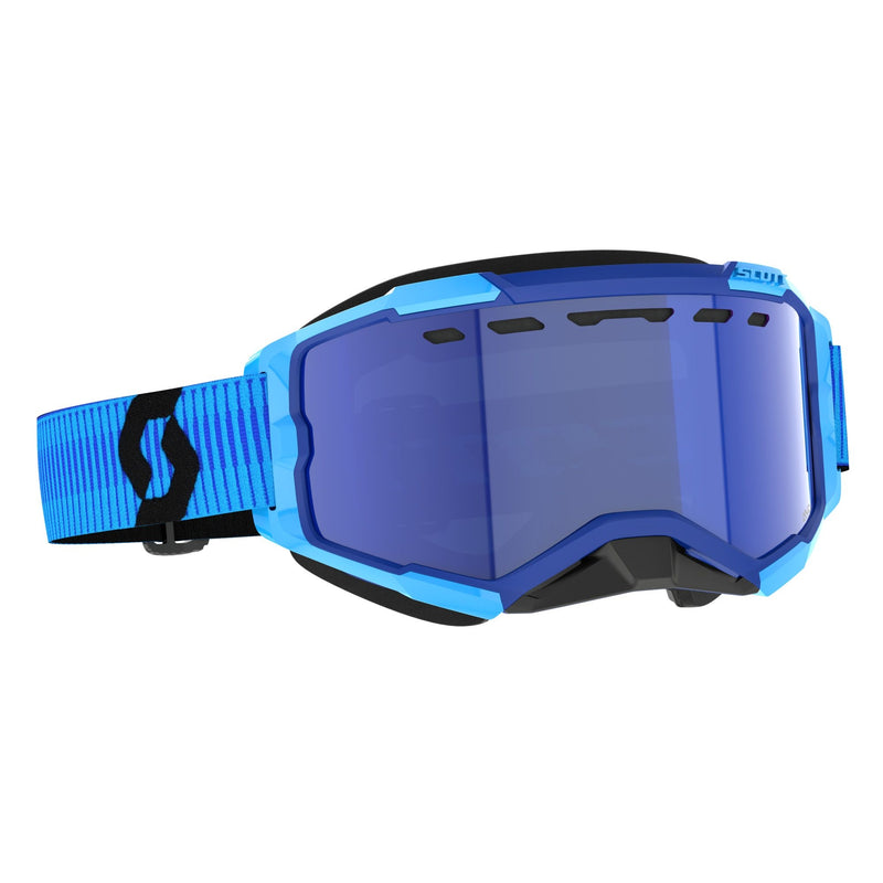Load image into Gallery viewer, Blue/Black/Blue Chrome Works Lens
