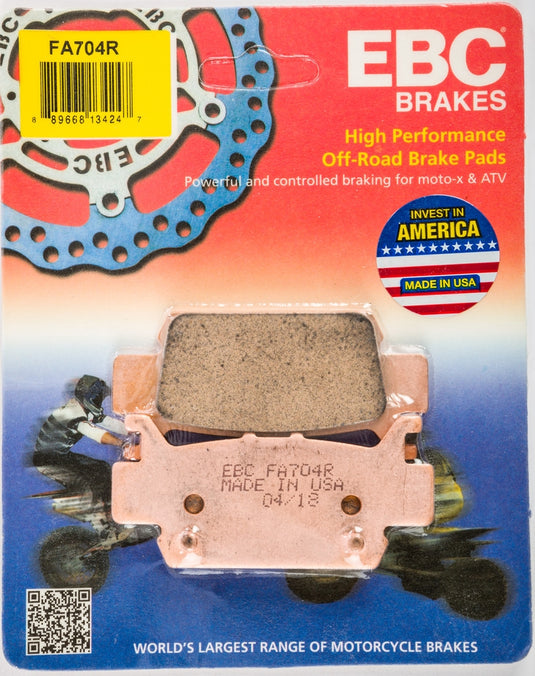 Ebc FA704R R Series Long Life Sintered Brake Pads