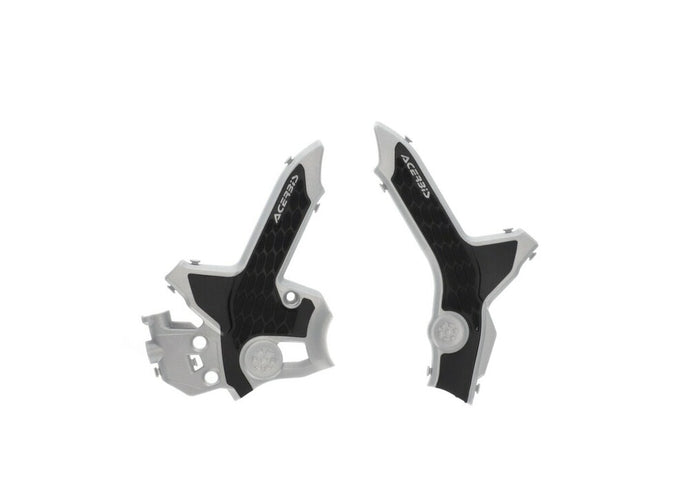Acerbis 2979621019 X-Grip Frame Protectors - Gray/Black