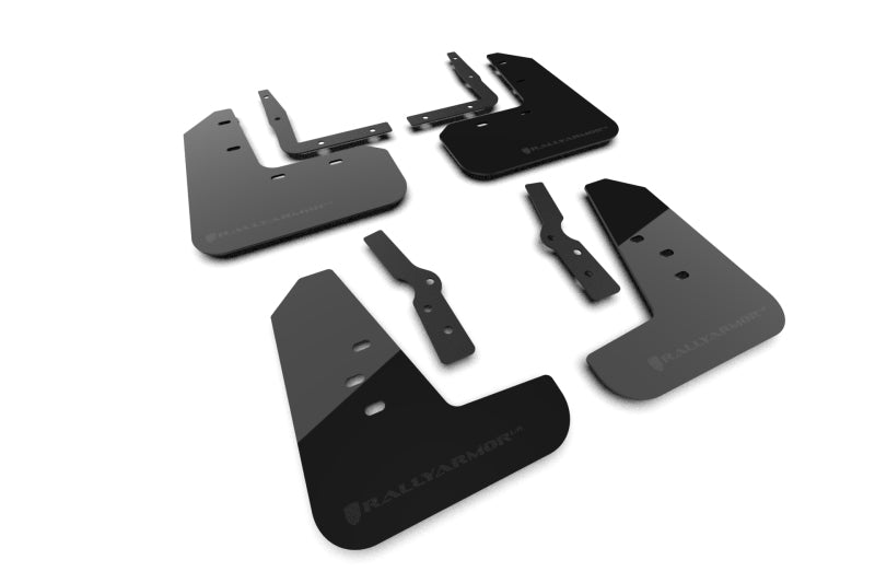 Load image into Gallery viewer, Rally Armor MF126-UR-BLK-MBK RAL UR Blk Flap/Met. Blk Logo
