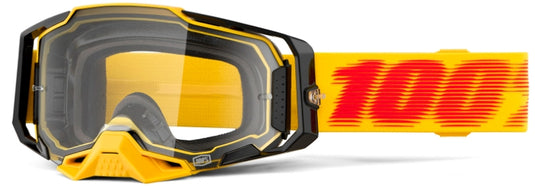 100% Armega Tetsu Goggles (One Size Fits Most, Tetsu / Clear Lens)