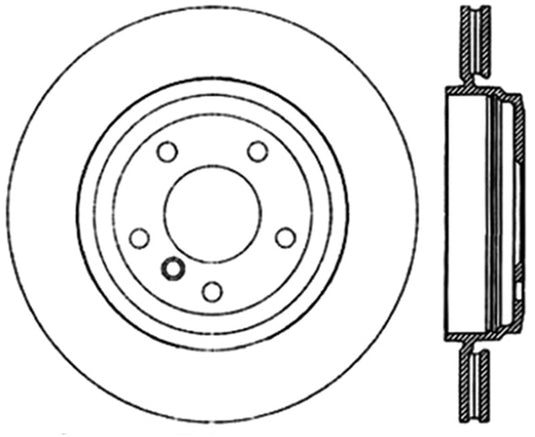 Stoptech 126.34057CSL ST Slotted Sport Brake Rotors