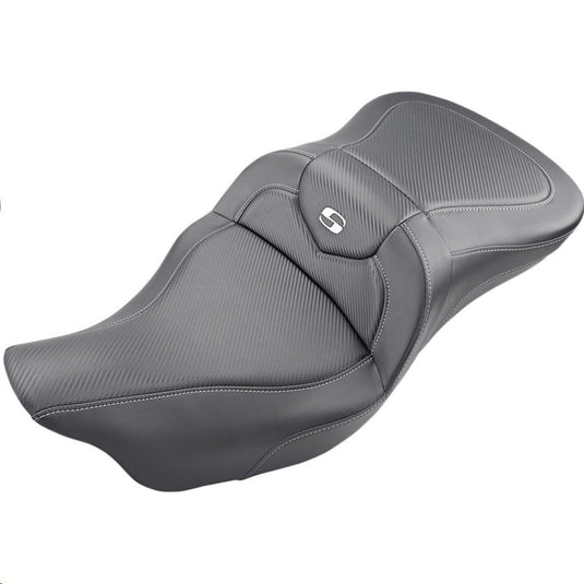 Saddlemen 808-07B-185T Road Sofa Seat without Backrest - Carbon Fiber