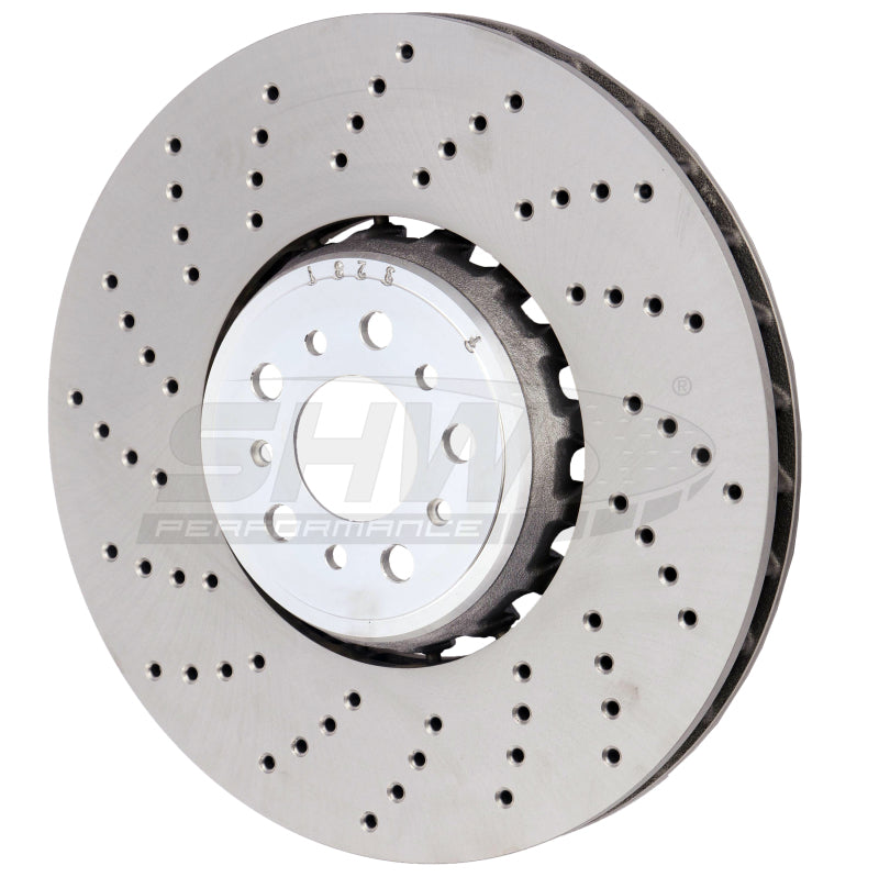 Load image into Gallery viewer, Shw Performance BFL42501 SHW Drilled Lightweight Rotors
