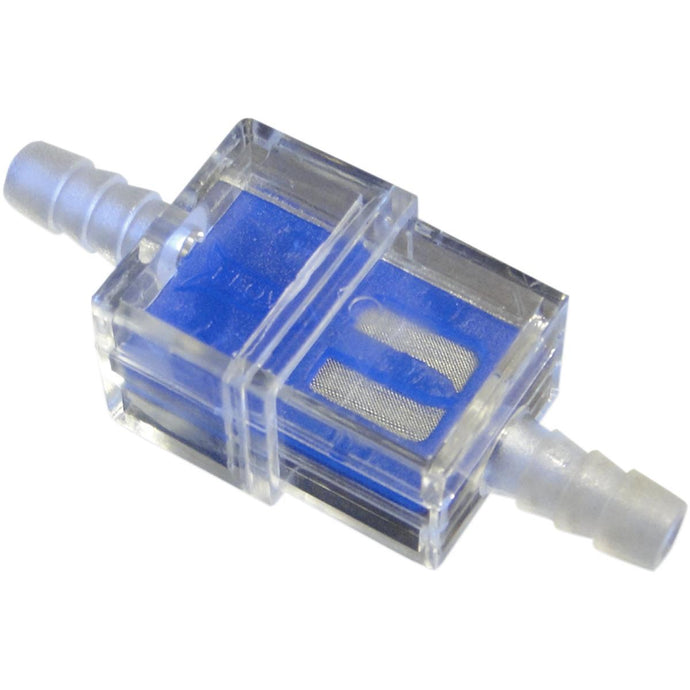 Helix Racing Products 118-9214 In-Line Fuel Filter - Blue