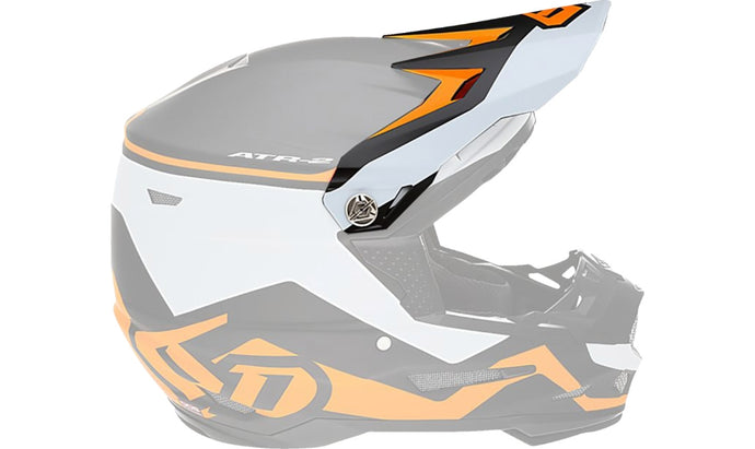 6D Visor for ATR-2 Helmet - Drive Neon Orange