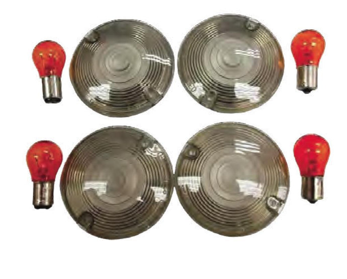 Harddrive 161033 Smoked Turn Signal Lens Kit - Flat
