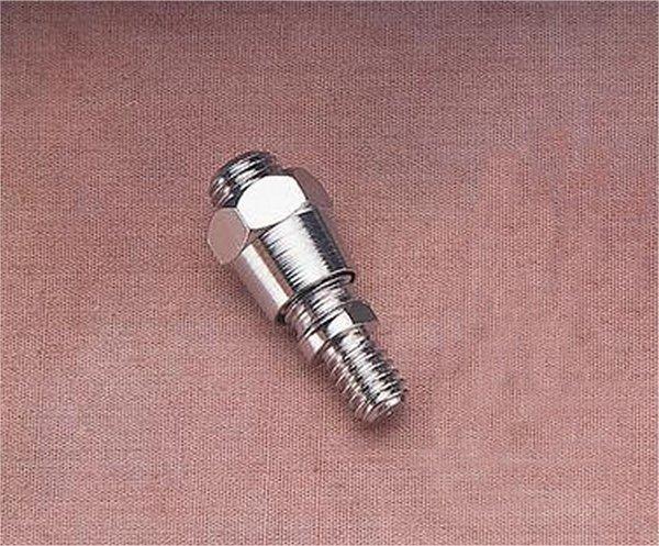 Drag Specialties DS-302149 Stealth Mirror Adapter - Reverse Thread - Chrome