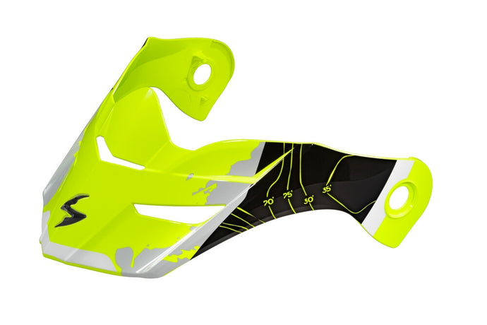 Scorpion Peak Visor for EXO-AT960 Topograhic Helmet - Hi-Vis/Black
