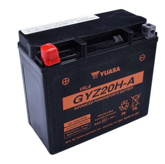 Yuasa YUAM720GHA GYZ High Performance Maintenance Free Battery - GYZ20H-A