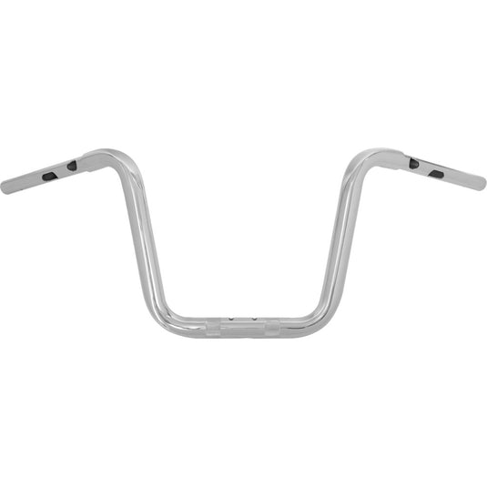 La Choppers LA-7348-14 1-1/4in. Twin Round Handlebar - 14in. - Chrome