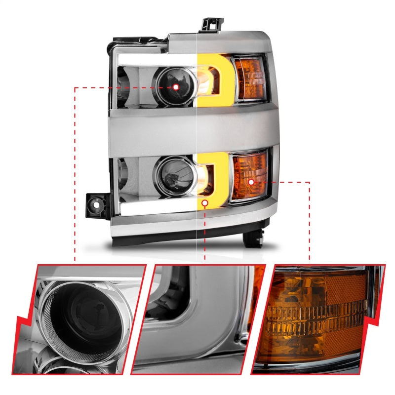 Load image into Gallery viewer, Anzo 111366 ANZ LED/Projector Headlights

