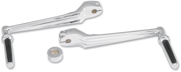 Performance Machine 0034-1081-CH Contour Shift Lever and Spacer - Heel/Toe Shifter - Chrome
