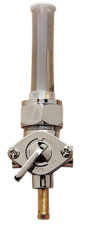 Drag Specialties DS-390218 Petcock  - Straight Spigot - Chrome