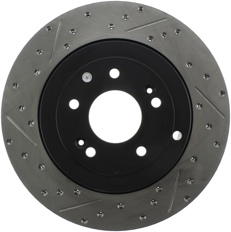 Load image into Gallery viewer, Stoptech 127.51035R ST Slot &amp; Drill Brake Rotors
