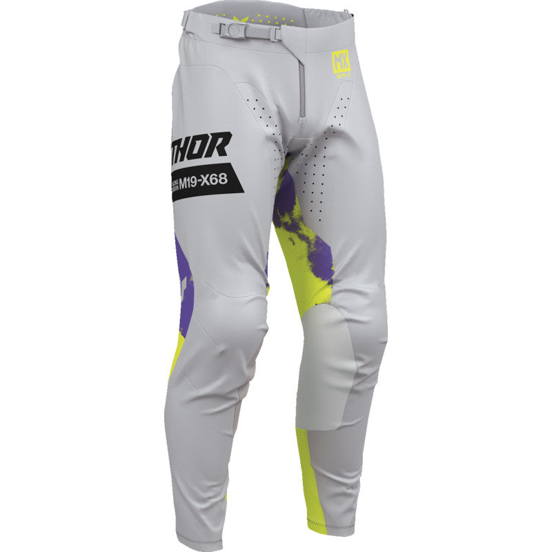 Load image into Gallery viewer, Thor Launchmode Bleach Pants (32, Gray/Acid)
