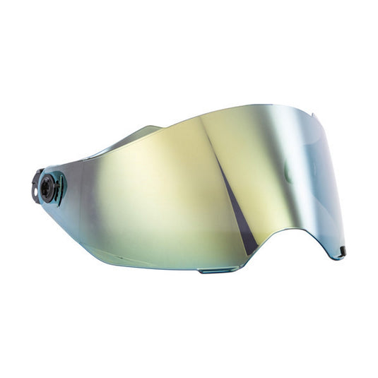 Fly Racing Face Shield for Trekker Helmets - Gold Iridium