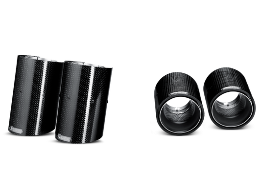 Akrapovic TP-CT/3 AKR Tail Pipe Set - Carbon