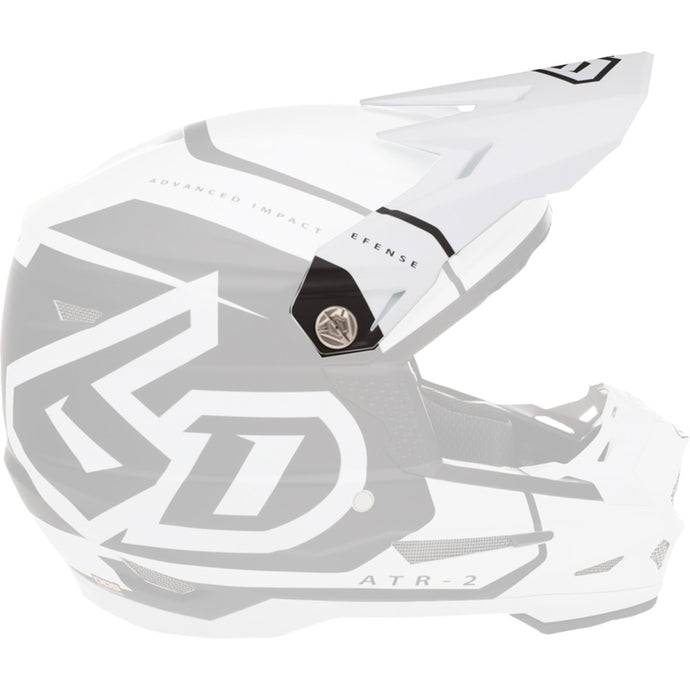 6D Replacement Visor for ATR-2 Torque Helmets - White