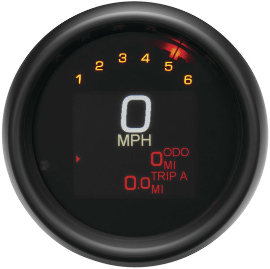 Dakota Digital MLX-3000-K MLX Series Gauge Speedometer/Tachometer - 3-3/8in. - Black