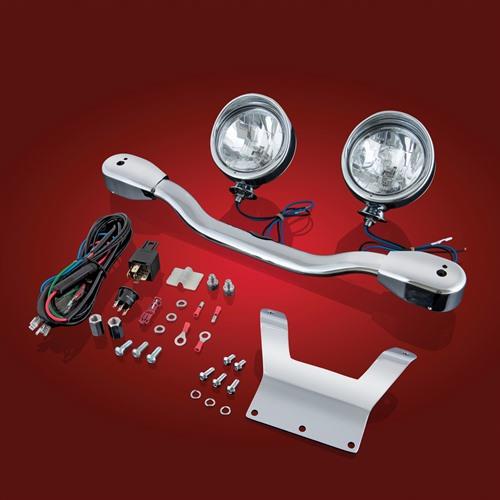 Show Chrome 71-142 Elliptical Driving Light Kit - 3 1/2in. Diameter