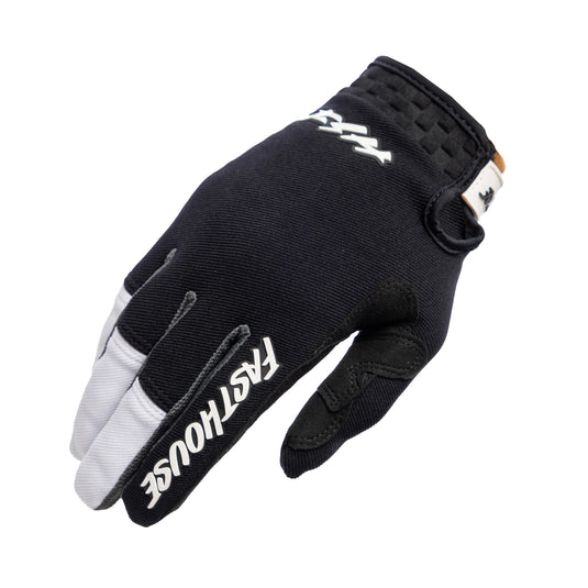 Fasthouse Speed Style Hudson Gloves (Small, Black/White)