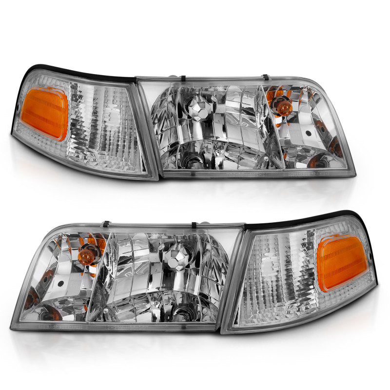 Load image into Gallery viewer, Anzo 121556 ANZ Crystal Headlights
