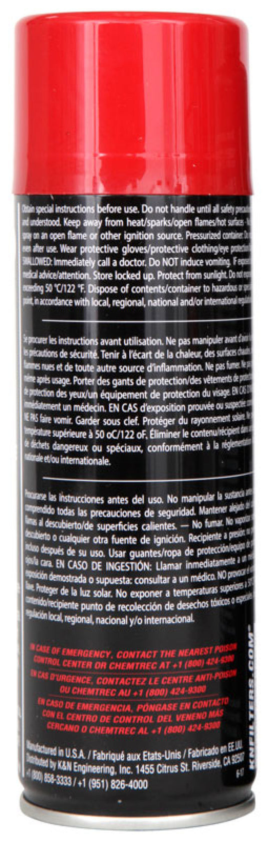 K&N Engineering 99-0504 KN Filter Recharge Kit Aerosol