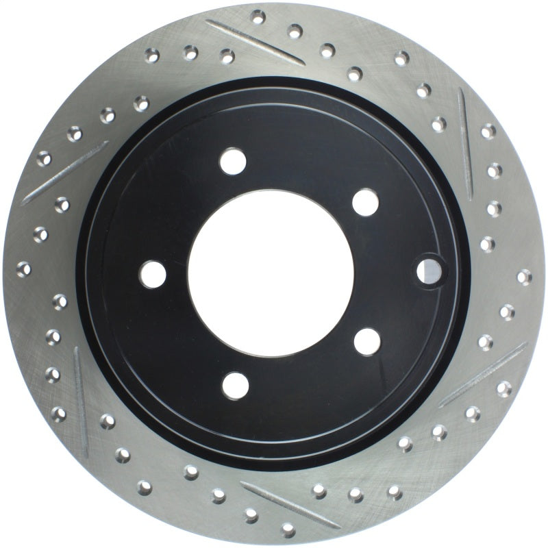 Load image into Gallery viewer, Stoptech 127.63069L ST Slot &amp; Drill Brake Rotors

