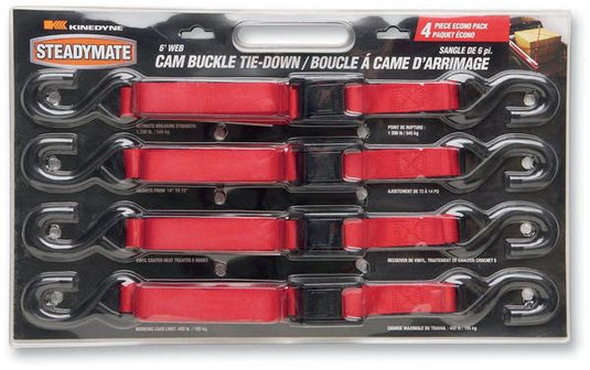 Steadymate 15532 Tie-Downs with Cam Buckles