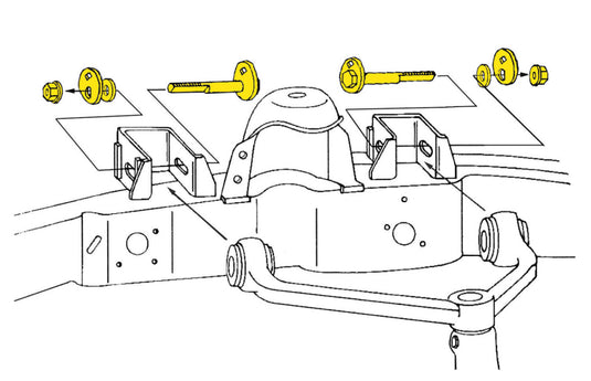 Moog K8740 MOH Alignment Bolts