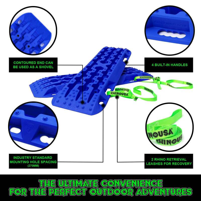 Load image into Gallery viewer, Rhino Usa RG-TB42X13-BLU RSA Traction Boards

