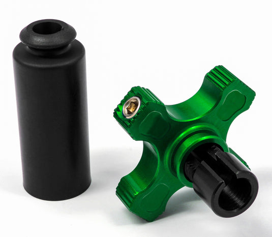 Works Connection 16-856 Elite Perch Thumbwheel Assembly - Green
