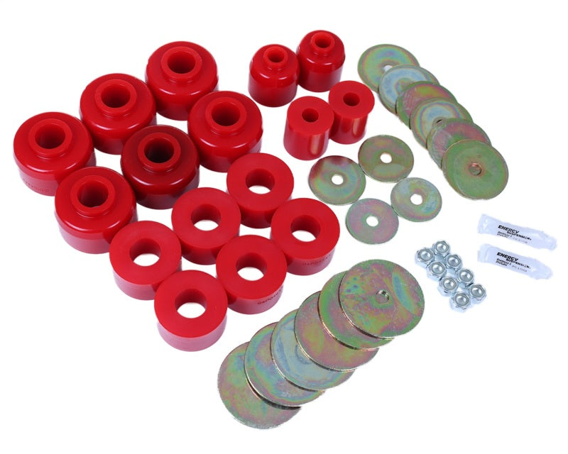 Load image into Gallery viewer, Energy Suspension 8.4111R ES Body Mounts - Red

